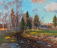 Maastik jõega, Andrei Jegorov E-kunstisalongis