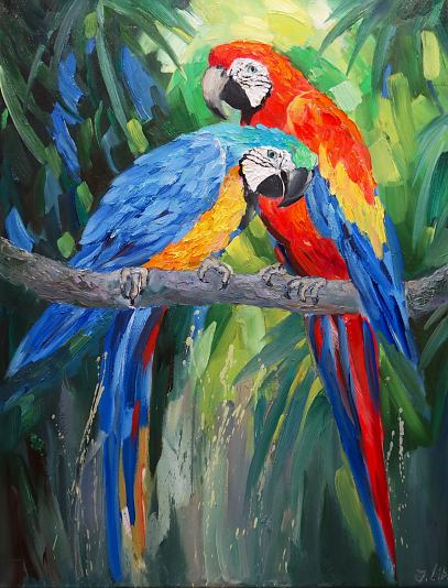Papagoid, Jelena Liba E-kunstisalongis