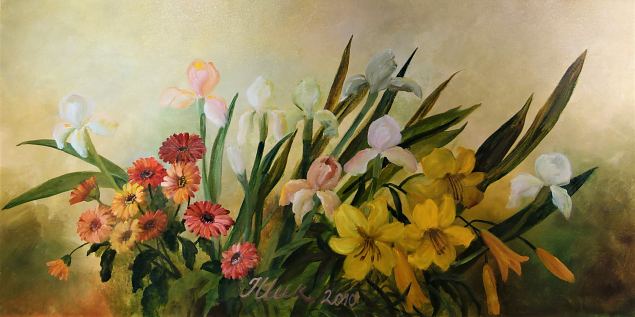 Lilled, Iris Uuk E-kunstisalongis