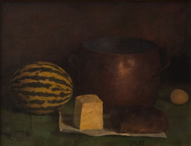 Vaikelu juustu ja munaga, Olav Maran E-kunstisalongis