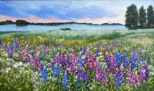 Lupiiniv�lu, Evi Kaur E-kunstisalongis