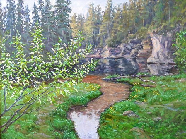 Kevadel j�e ��res, Aleksander Yaska E-kunstisalongis