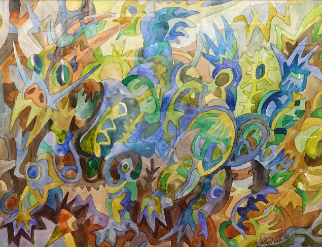 Roheline savann, Albert Gulk E-kunstisalongis