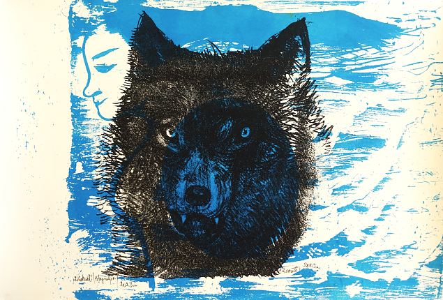 Libahunt, Evi Tihemets E-kunstisalongis