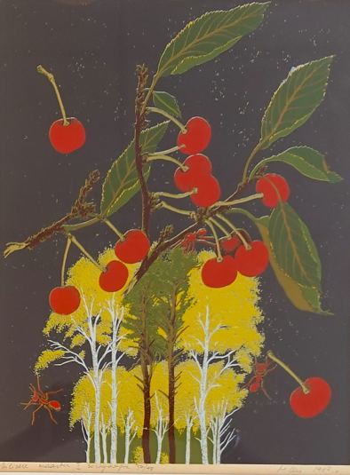 Vilivere maastik I, Malle Leis E-kunstisalongis