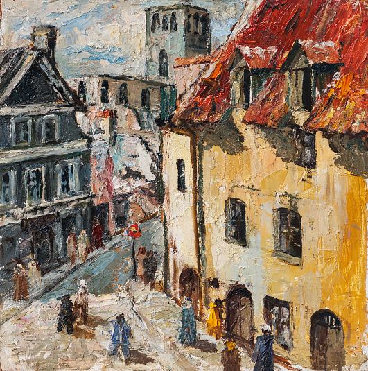 6. Tallinna vanalinn. II pool Linnavaade , Autor Teadmata E-kunstisalongis