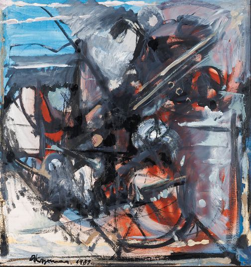 13. Abstraktne kompositsioon , Andrus Kasemaa E-kunstisalongis