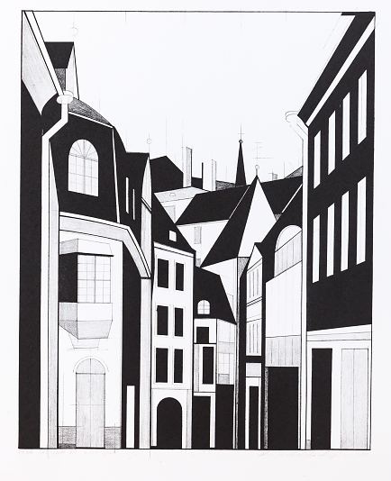 23. Vana Tallinn VIII , Leonhard Lapin E-kunstisalongis