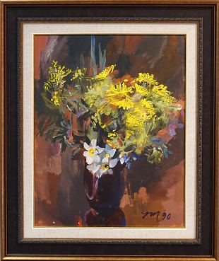 29. Lilled vaasis , Lola Liivat-Makarova E-kunstisalongis