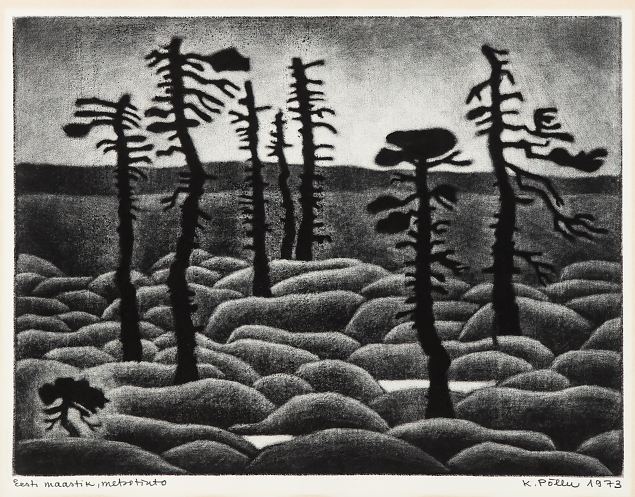 46. Eesti maastik , Kaljo P�llu E-kunstisalongis