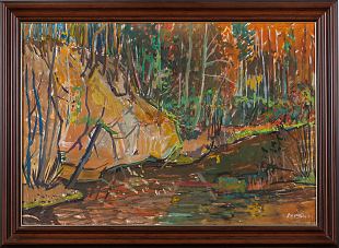 47. Ahja motiiv , Harri Pudersell E-kunstisalongis