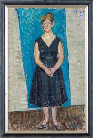 62. Naise portree , Sigrid Uiga E-kunstisalongis