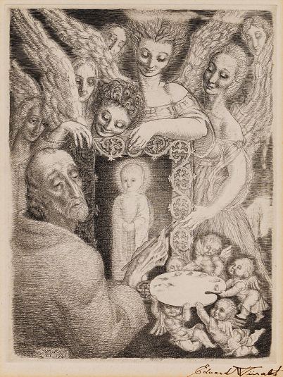 74. Maalija , Eduard Wiiralt E-kunstisalongis