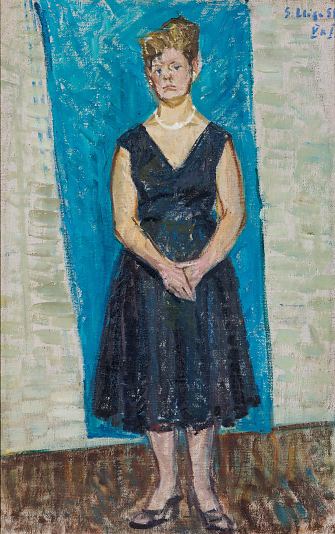 Naise portree , Sigrid Uiga E-kunstisalongis