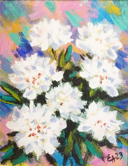 Valged pojengid, Enno Allik E-kunstisalongis