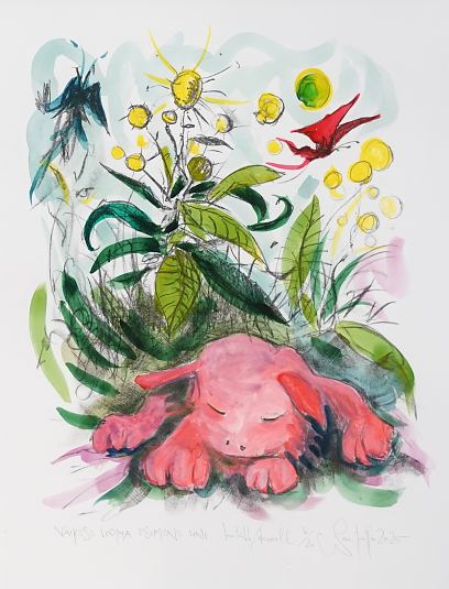 V�ikese looma esimene uni, Navitrolla E-kunstisalongis