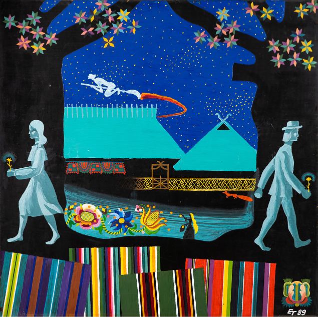 3. Muhu motiiv, Autor Teadmata E-kunstisalongis