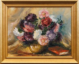 50. Lilled, Arville Pustr�m-Uus E-kunstisalongis