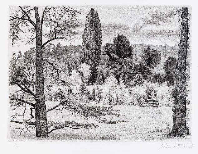 71. Maastik Pariisi l�hedal, Eduard Wiiralt E-kunstisalongis