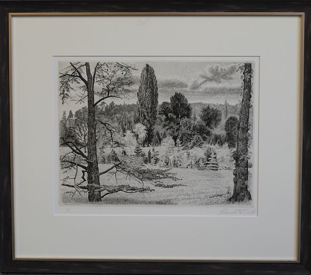 71. Maastik Pariisi l�hedal, Eduard Wiiralt E-kunstisalongis