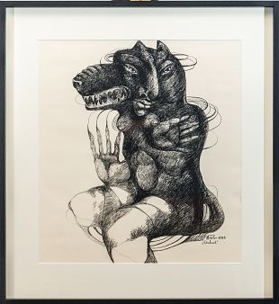 43. Libahunt, Hille Palm E-kunstisalongis