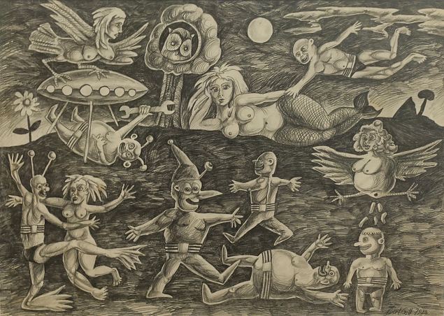 Meenutusi s�jav�est, Albert Gulk E-kunstisalongis