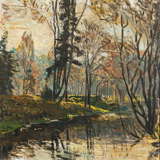 17. Valgemetsa motiiv, Elmar Kits E-kunstisalongis