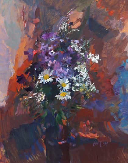 24. Karikakrad vaasis, Lola Liivat-Makarova E-kunstisalongis