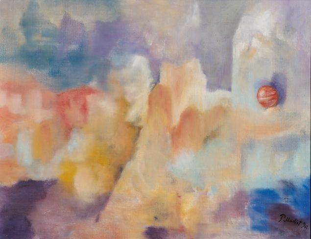 30. Abstraktne, Peeter Mudist E-kunstisalongis