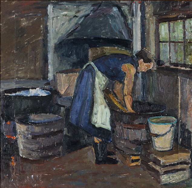 31. Pesunaine, Leili Muuga E-kunstisalongis