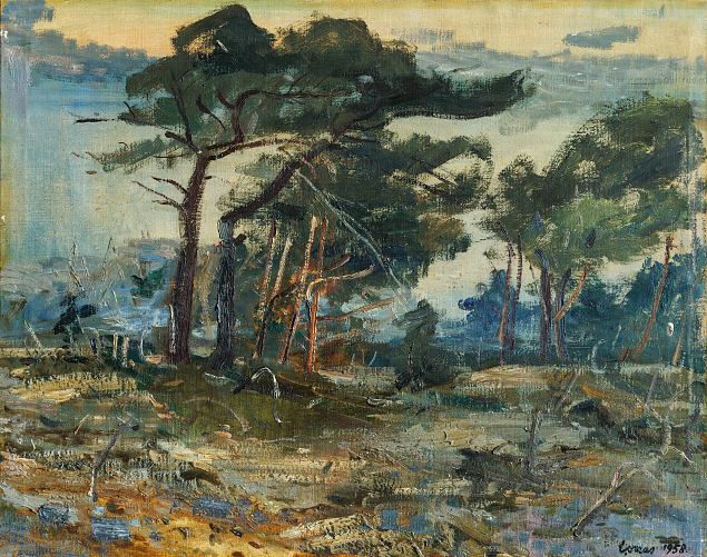 37. M�nnid rannal, Evald Okas E-kunstisalongis