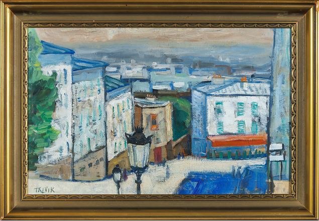 47. Montmartre. Paris, Herman Talvik E-kunstisalongis