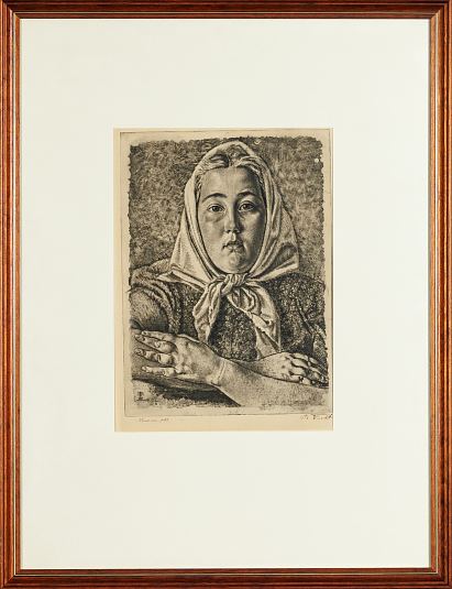58. Eesti neiu, Eduard Wiiralt E-kunstisalongis