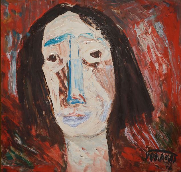 28. Naise pea, Valdur Ohakas E-kunstisalongis