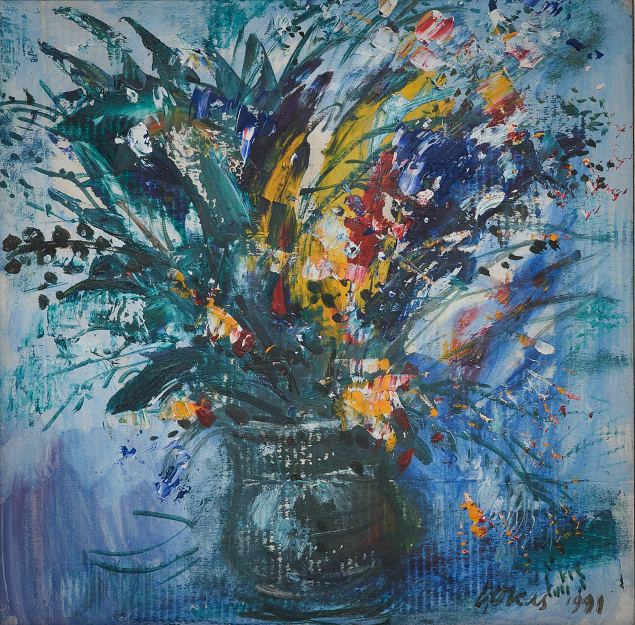 32. Lilled. Helsingi, Evald Okas E-kunstisalongis