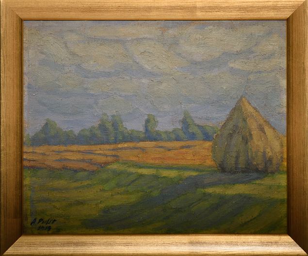 36. Heinakuhi koduv�ljal, August Pulst E-kunstisalongis