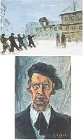 Kolm autoportreed, Eduard Kutsar E-kunstisalongis