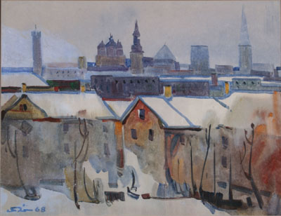 Tallinna vaade, Aleksander Pilar E-kunstisalongis
