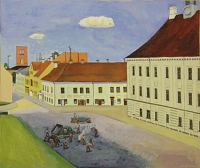 Eduard Maaseri Tartu-teemaline akvarellinäitus