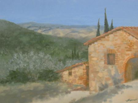 Toscana vaade II, Anne Vasar E-kunstisalongis