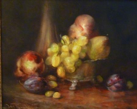 Natrmort puuviljadega, Jan Tammik E-kunstisalongis
