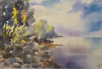 Kiira Kahro akvarellinitus "See kaunis maa"
