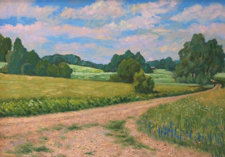 Kibena maastik, Enno Allik E-kunstisalongis