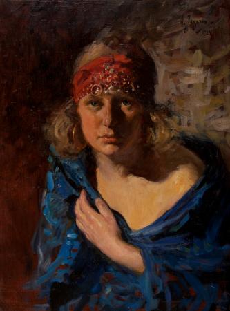 Naise portree, Andrei Jegorov E-kunstisalongis
