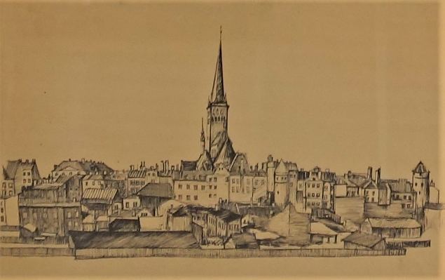 Tallinna vaade, Eduard Maaser E-kunstisalongis
