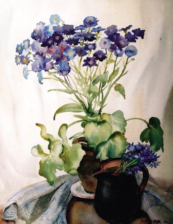 Sinised lilled, Lydia Mei E-kunstisalongis