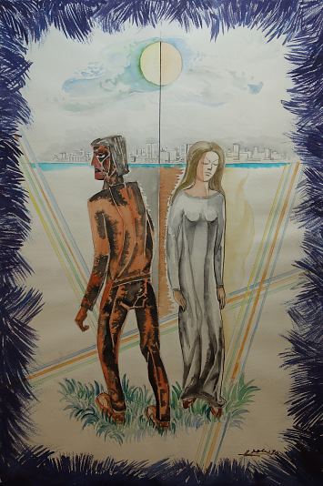 Mees ja naine, Leo Leola E-kunstisalongis